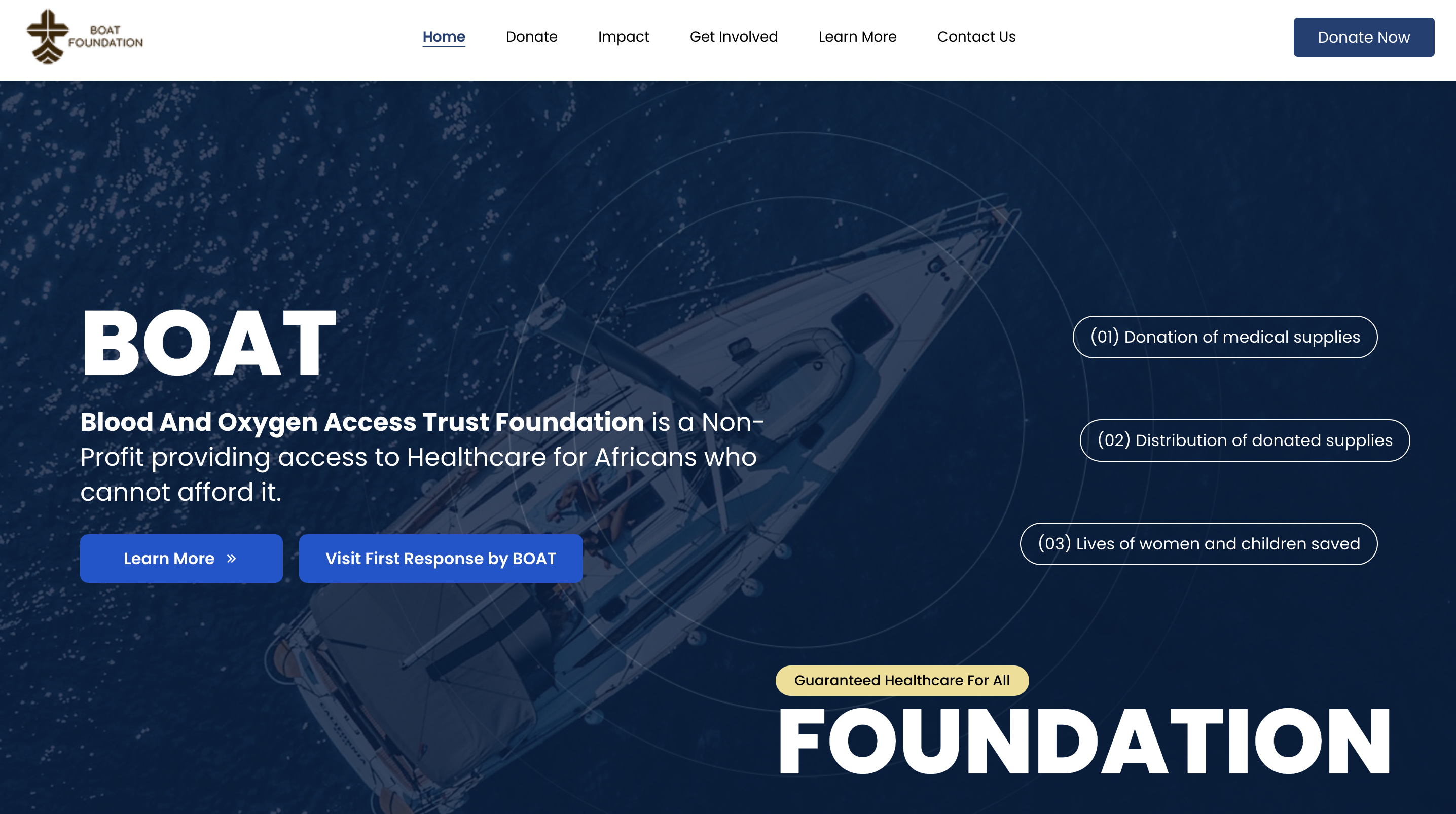 Boat Foundation Website